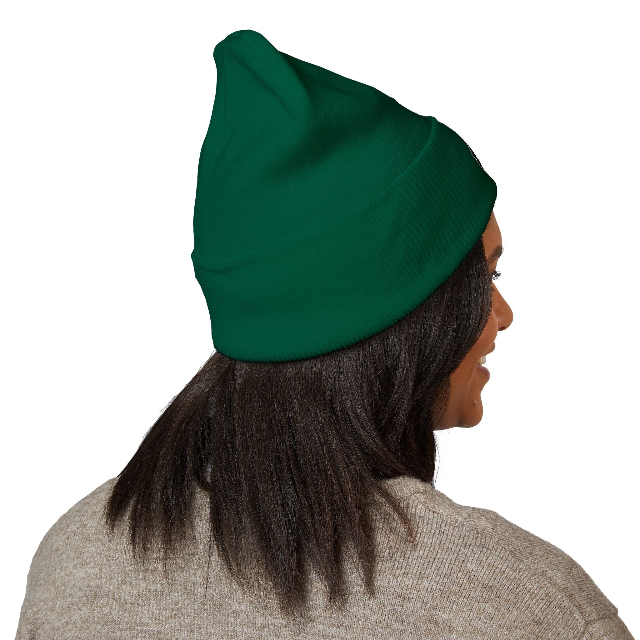 Nerds Embroidered Cuffed Beanie