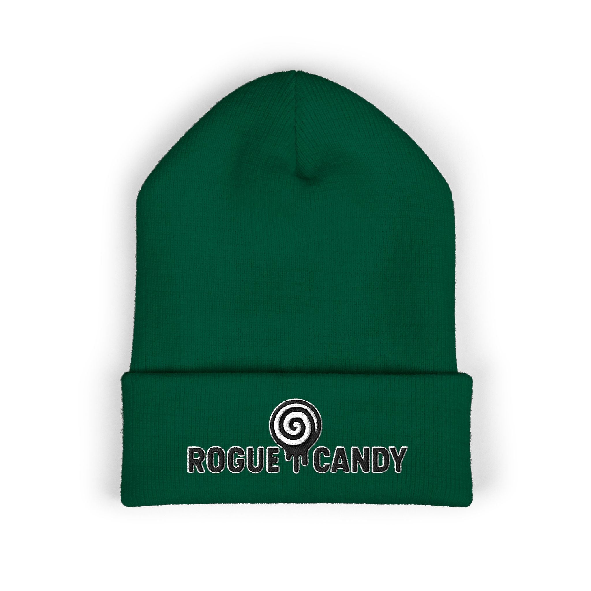 Rogue Candy Embroidered Classic Cuffed Beanie