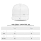 Embroidered Flat Bill Snapback