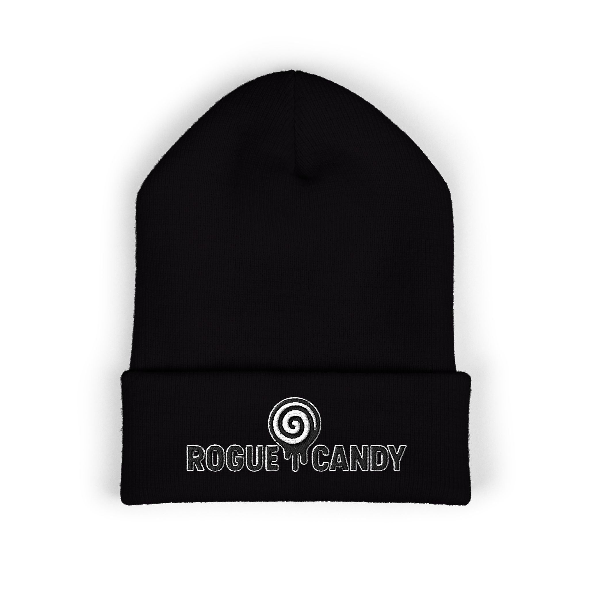 Rogue Candy Embroidered Classic Cuffed Beanie