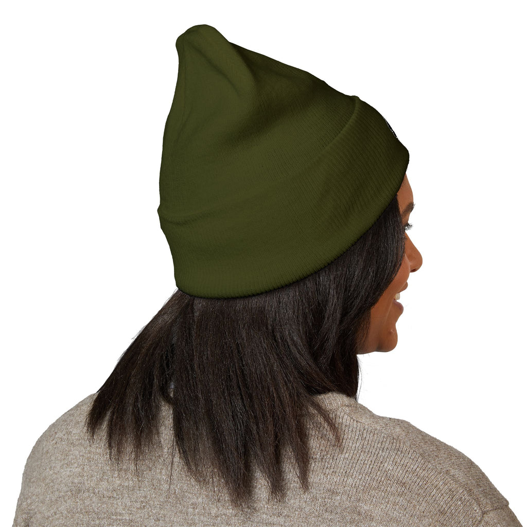 Nerds Embroidered Cuffed Beanie
