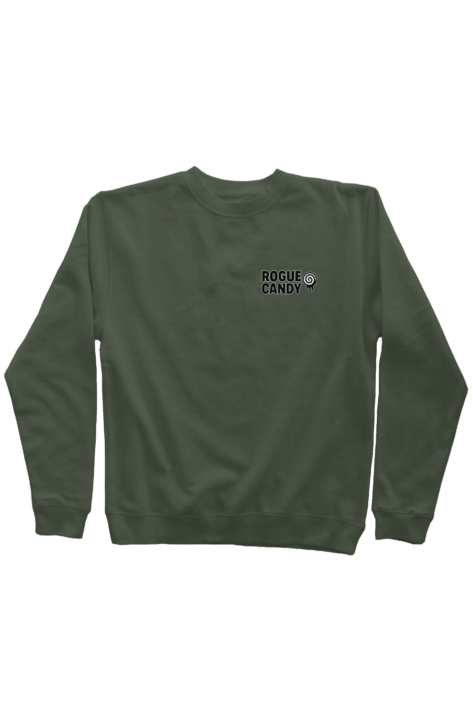 Rogue Candy Embroidered Logo, Wrapper print, Independent Mid Weight Sweatshirt