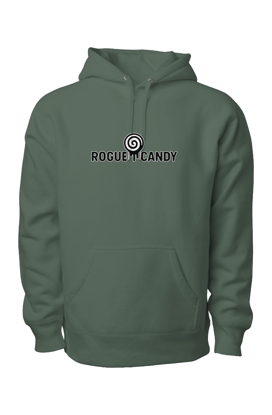 Rogue Candy Embroidered Logo, Gummy Bear Print, Heavyweight Cross Grain Hoodie