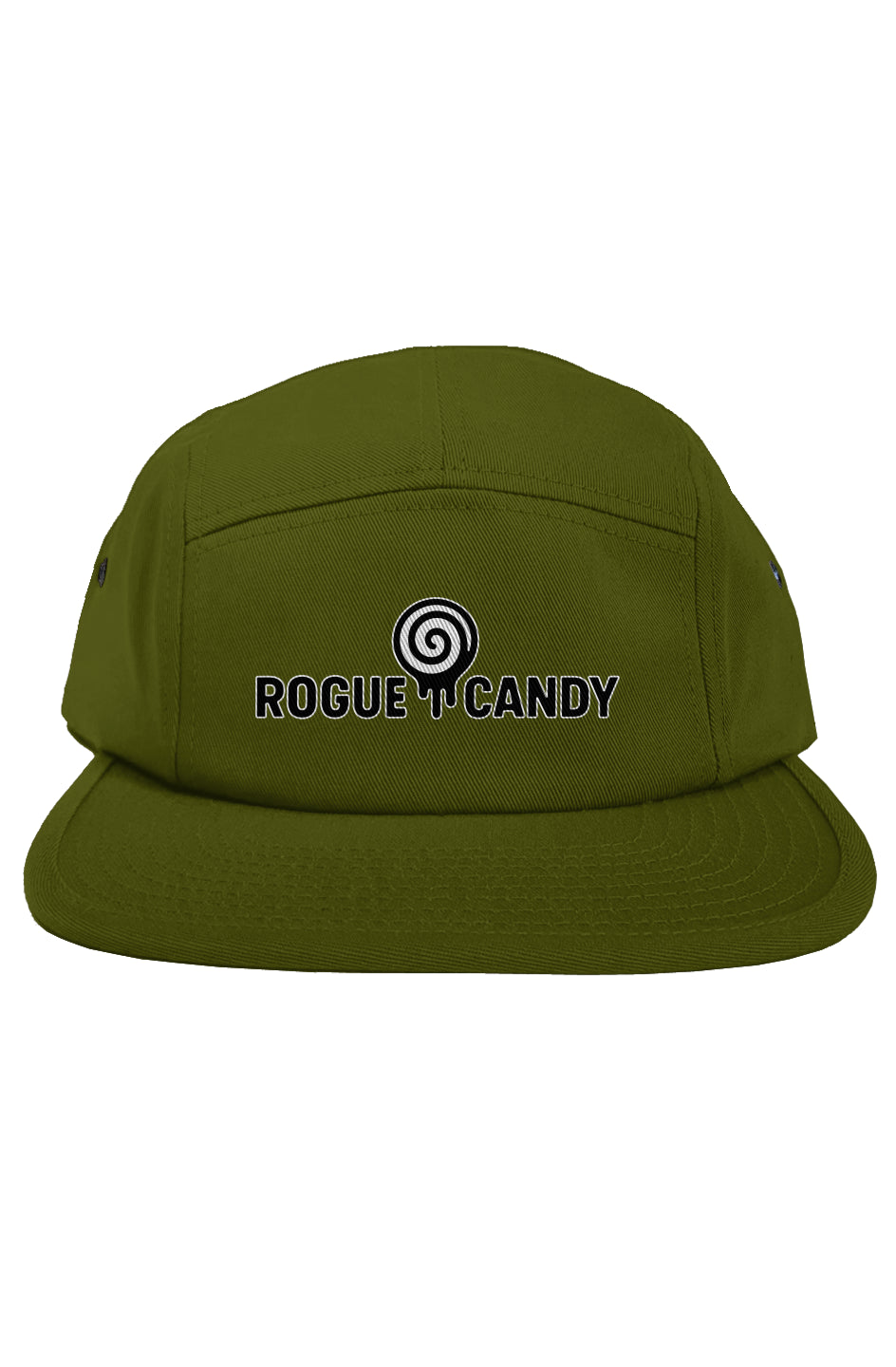 Rogue Candy logo Embroidered olive original 5 panel