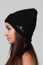 Rogue Candy logo, on side, black beanie 
