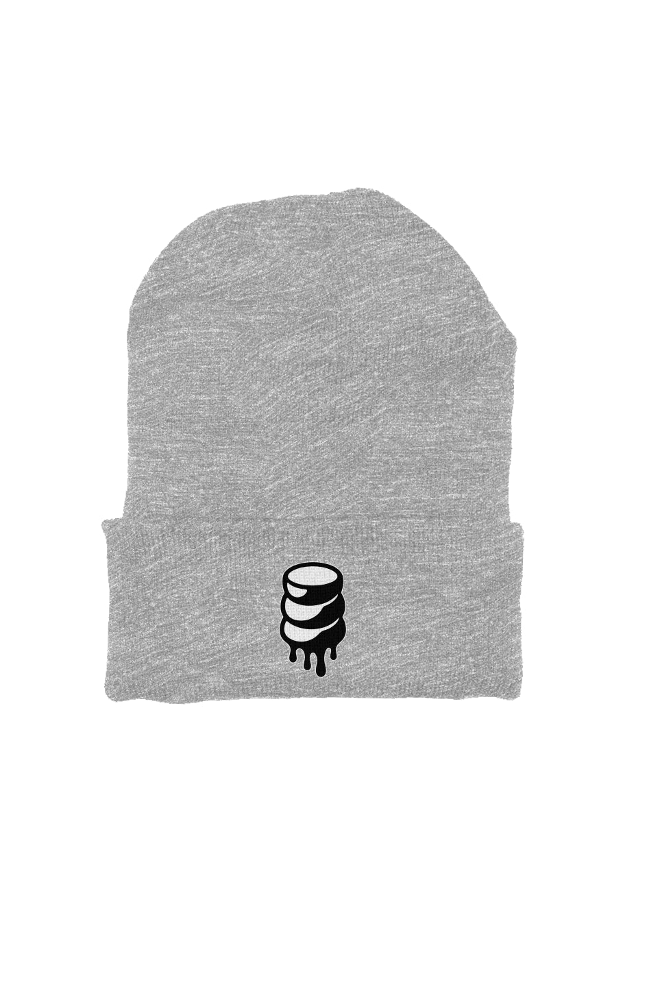 Rogue candy stacked Drip embroidered front, grey Beanie