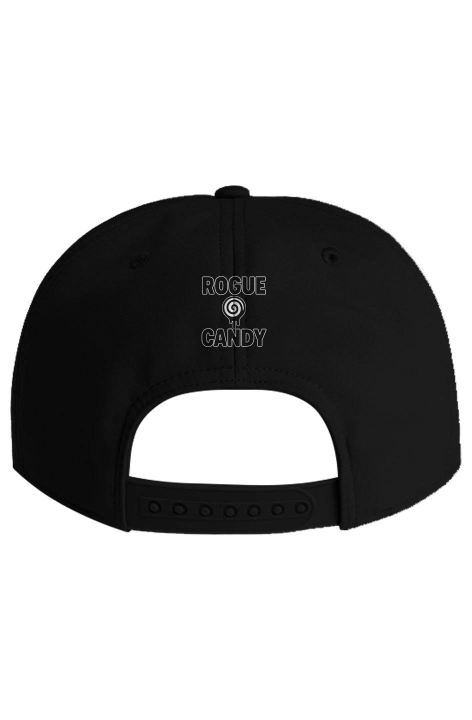 Rogue Embroidered Candy logo on back Class Performance black Cap