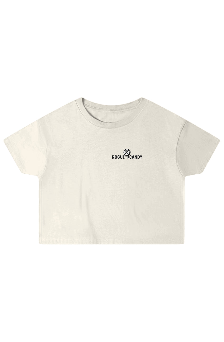 Rogue Embroidered Logo, Gummy Bear print, Crop Top