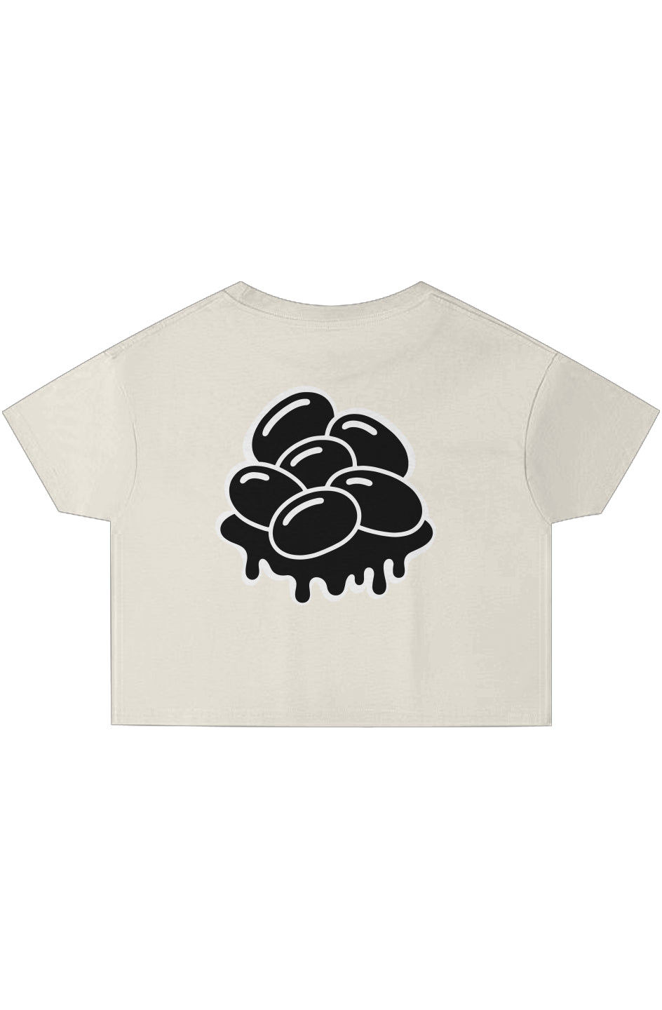 Rogue Embroidered Logo, Jelly Bean Print, Crop Top