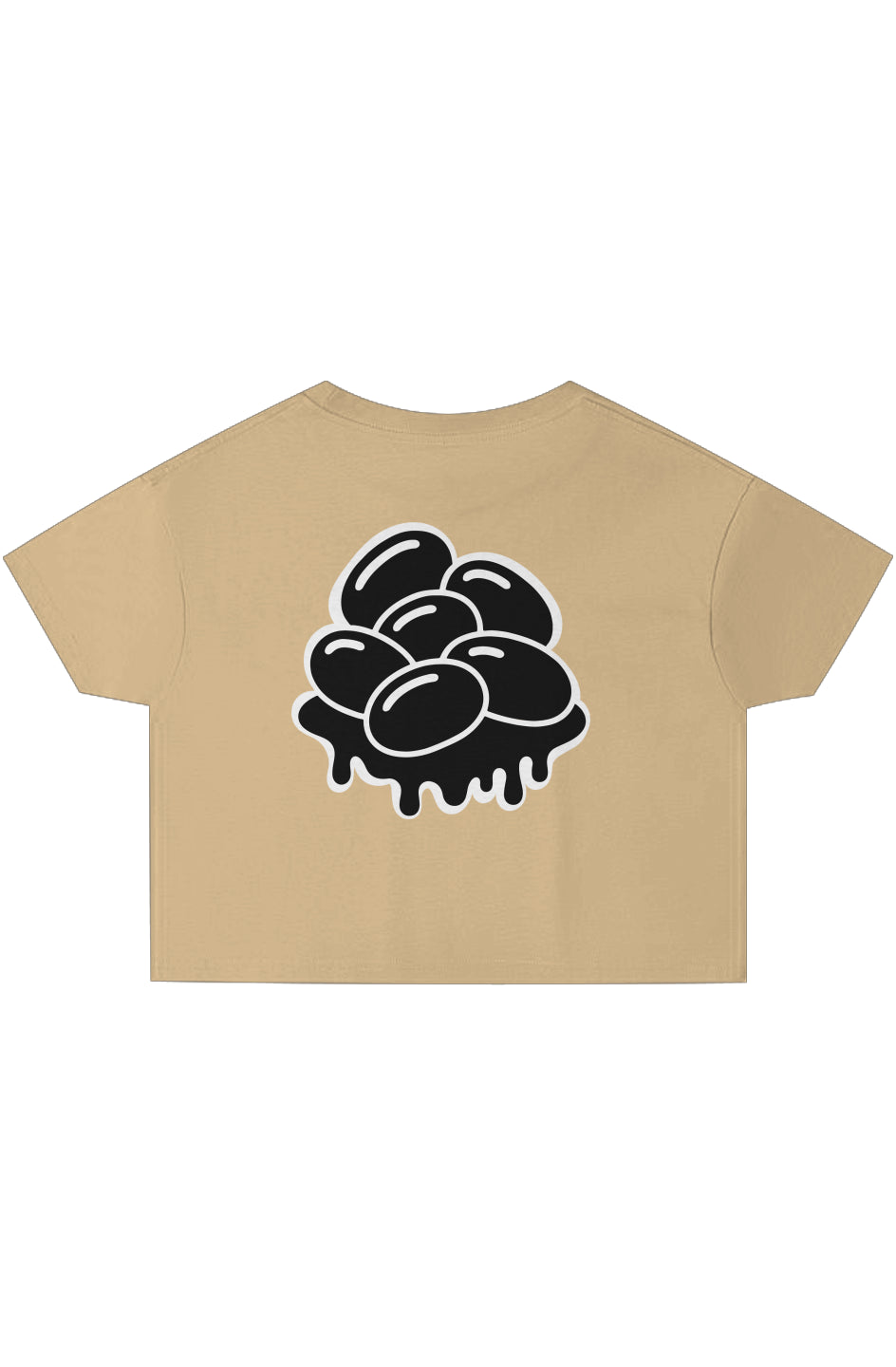 Rogue Embroidered Logo, Jelly Bean Print, Crop Top