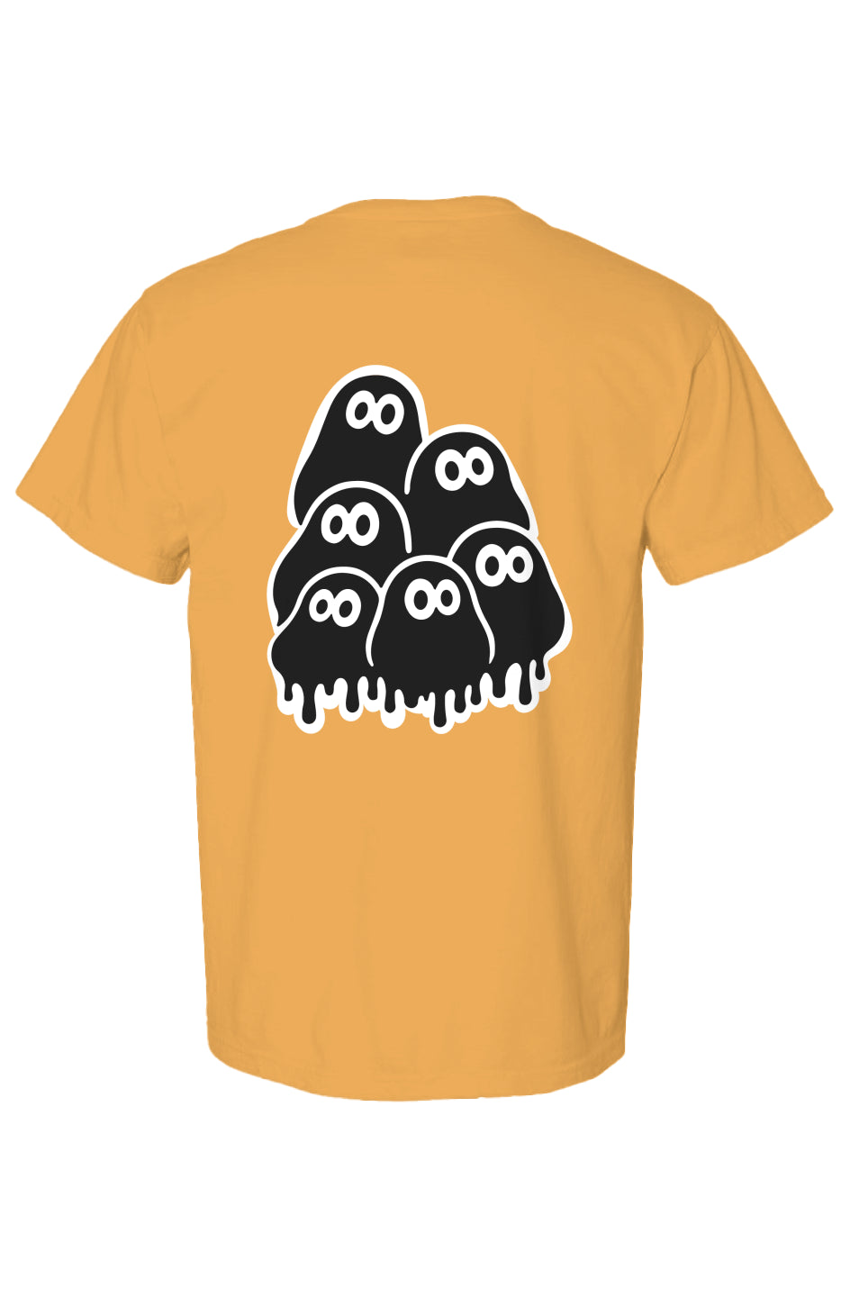 Rogue Embroidered Logo, geek clusters Candy Print, yellow mustard Heavyweight T Shirt