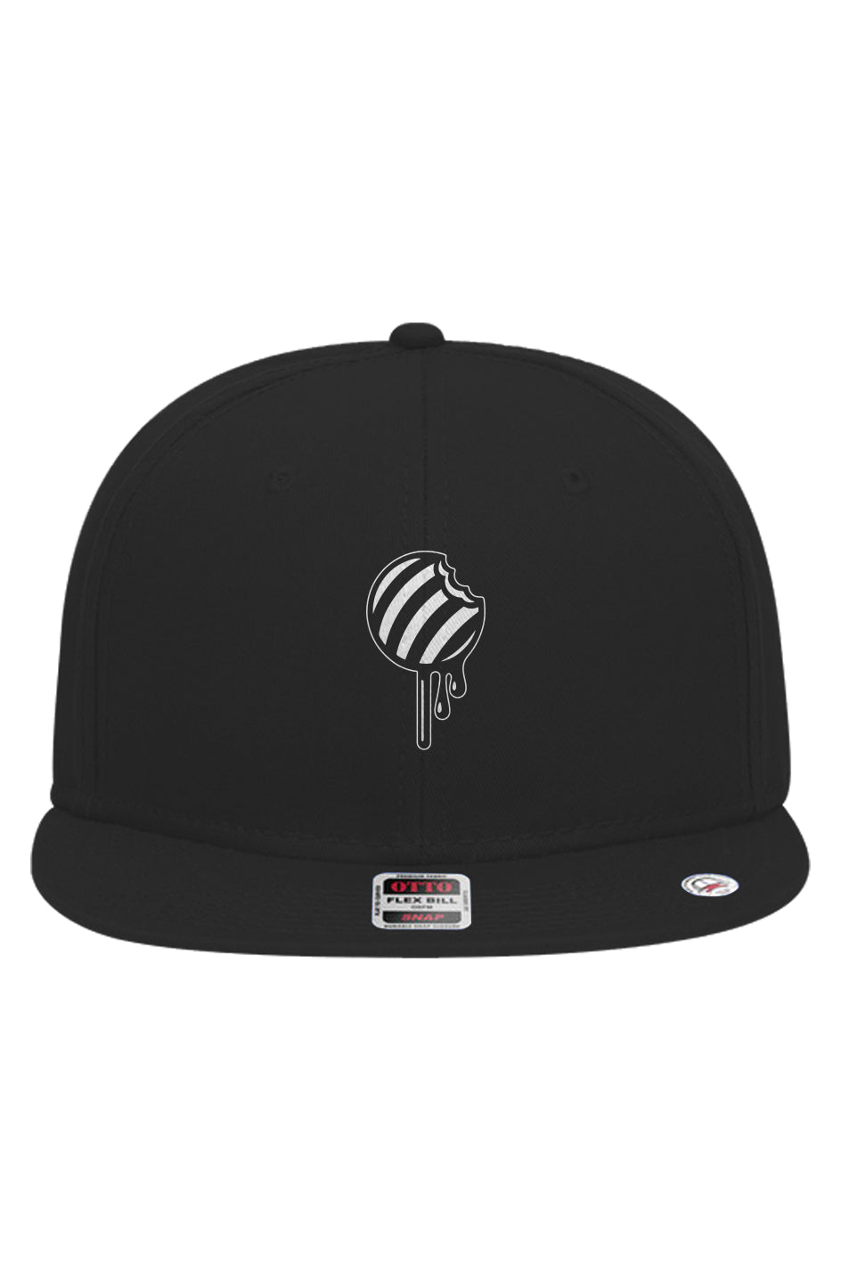 Rogue Embroidered Stripped Candy Stick, Snapback black Hat