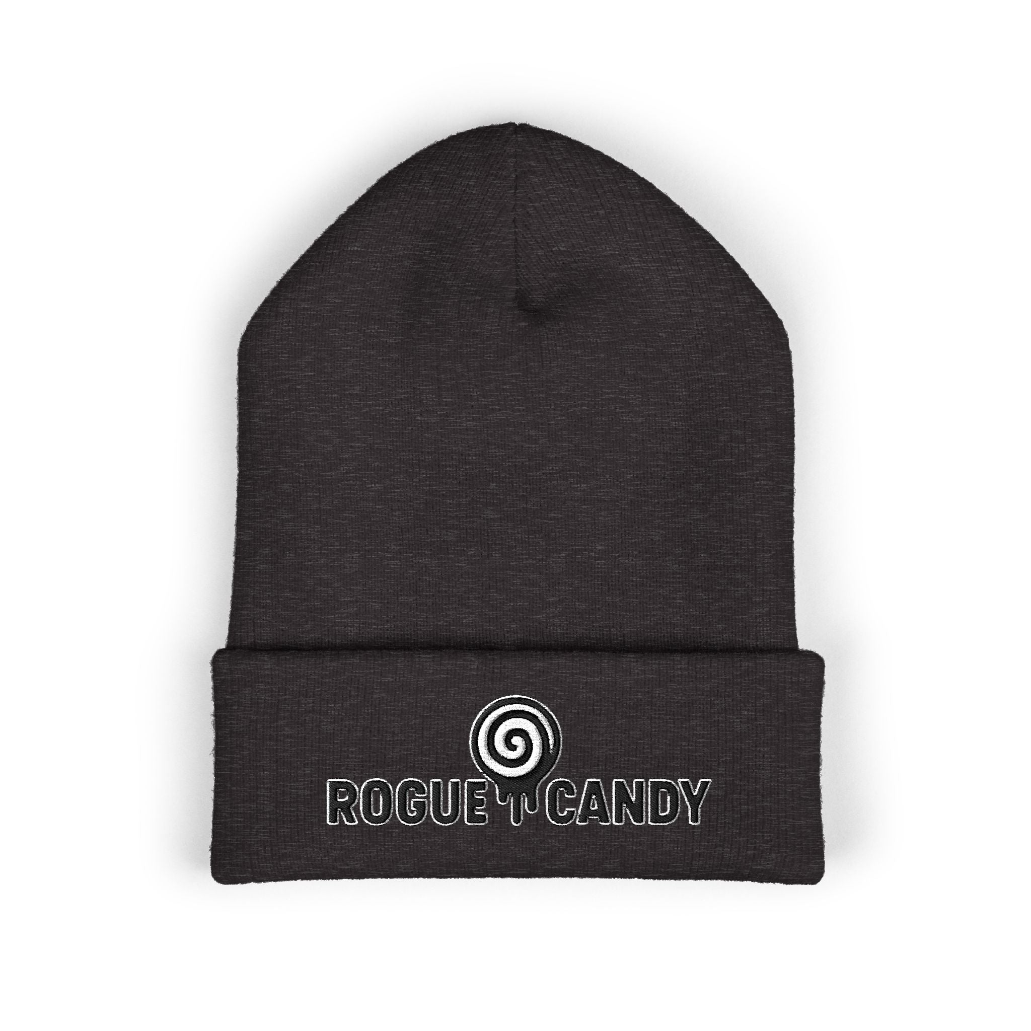 Rogue Candy Embroidered Classic Cuffed Beanie