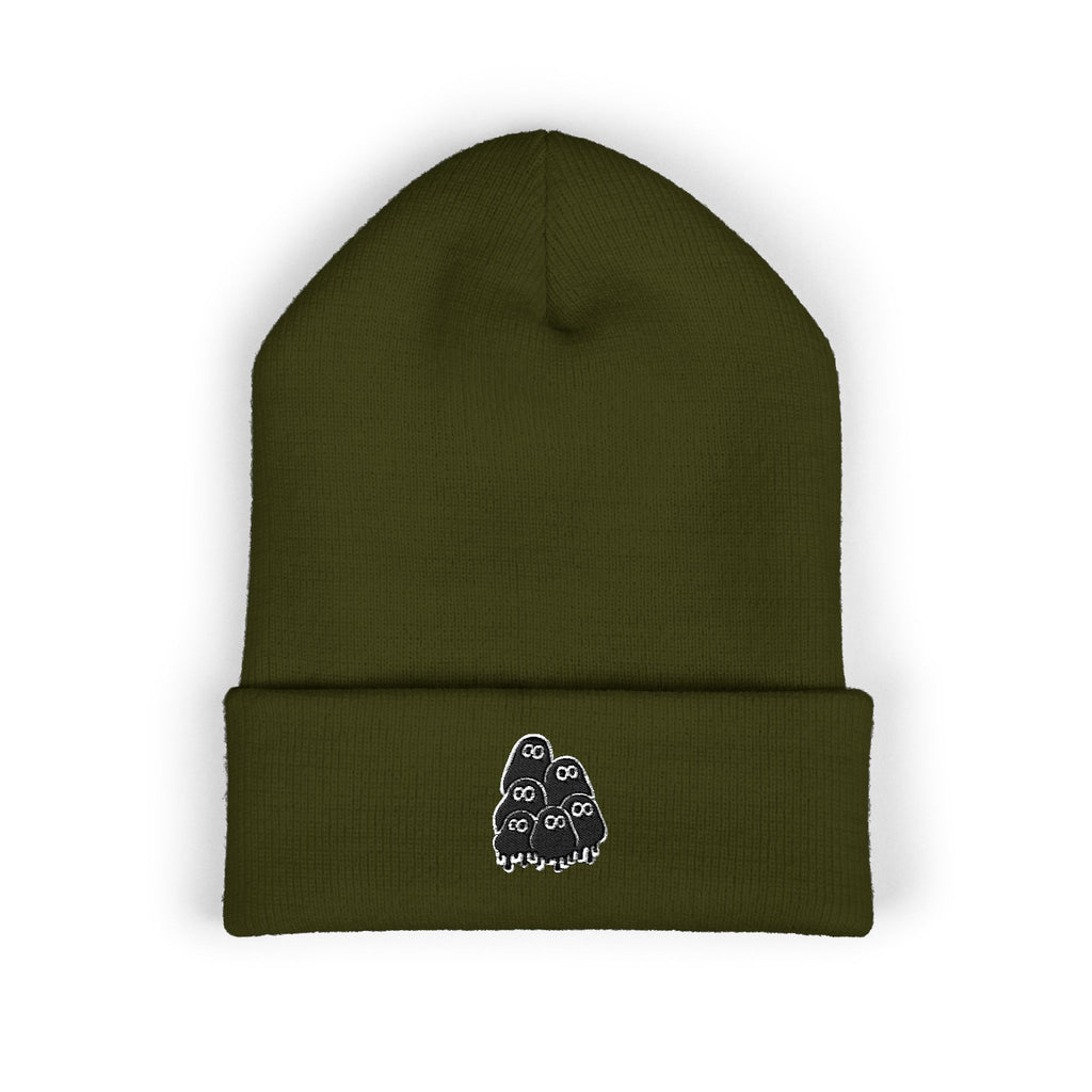 Nerds Embroidered Cuffed Beanie