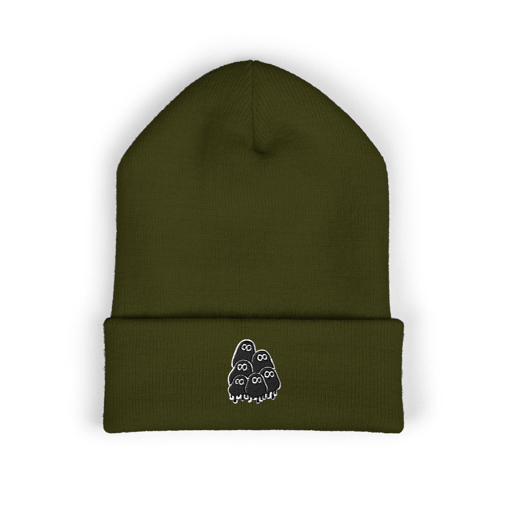 Nerds Embroidered Cuffed Beanie